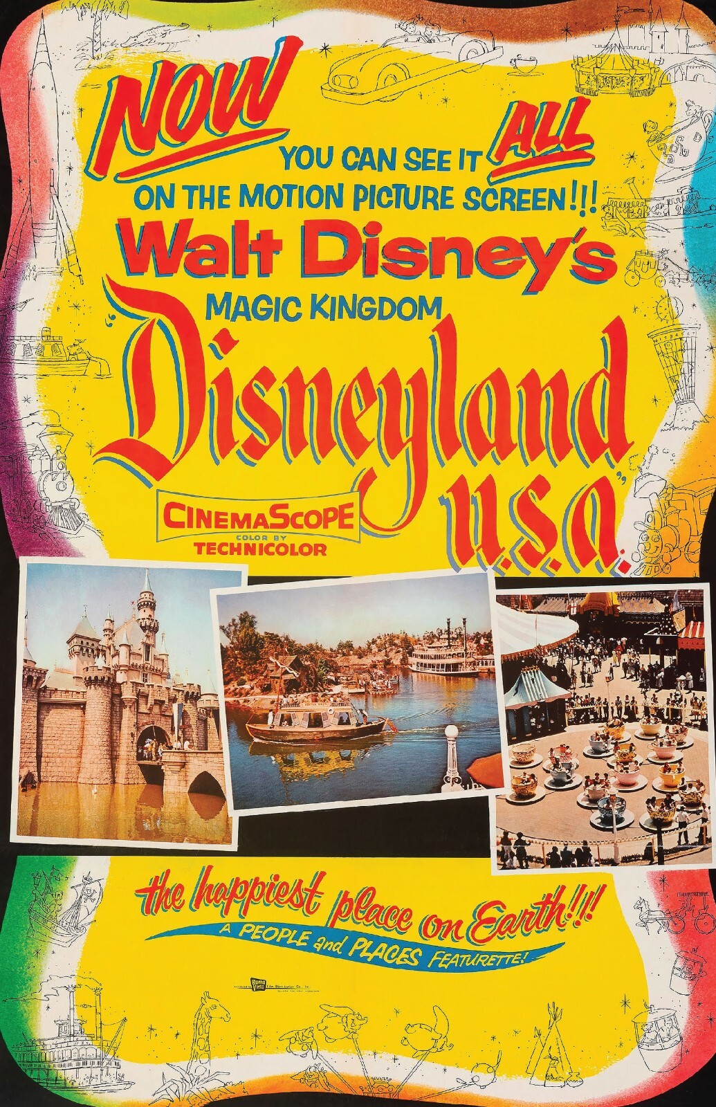 Disney - Disneyland 購入ピンバッジ - The Happiest Place Retro Collection - 50th Anniversary - 50th Anniversary