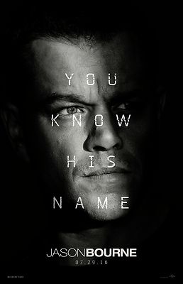 Jason Bourne poster 11'' x 17'' inches - Matt Damon - (2016)