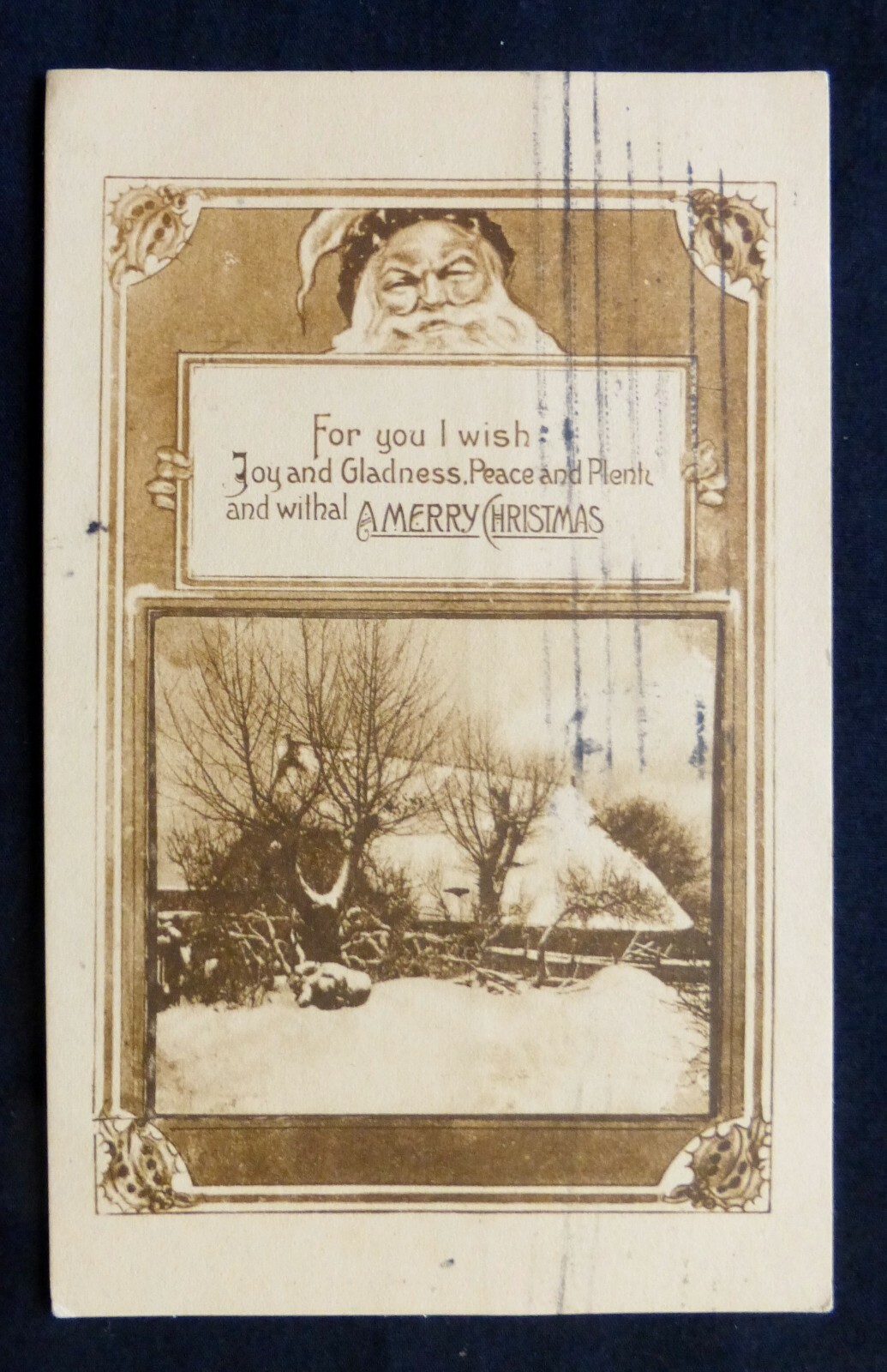 SEPIA SANTA PM 1912 Post Card #8985 :: - 비드바이코리아 - 해외 전문 경매대행 선두주자 - BIDBUY SEPIA SANTA  PM 1912 Post Card... 