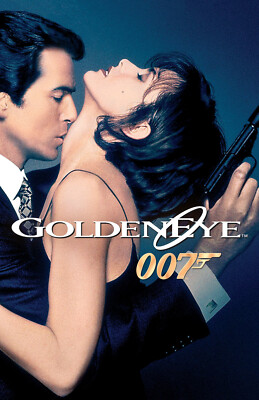 AA2367 James Bond GoldenEye film By Pierce Brosnan 1995 Duo Movie Poster 11x17
