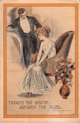 Victorian Lovers Arguing-Thoughts That Breathe & Words That Burn-Old Romance PC