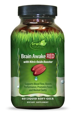 Irwin Naturals Brain Awake RED 60 Liquid Softgel