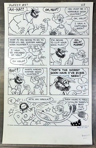 Bud Sagendorf Original Popeye The Sailor #87 Comic Book