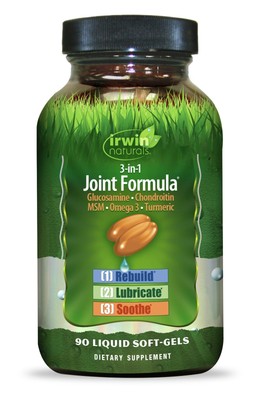 Irwin Naturals Формула для суставов 3-в-1, 90 мягких капсул