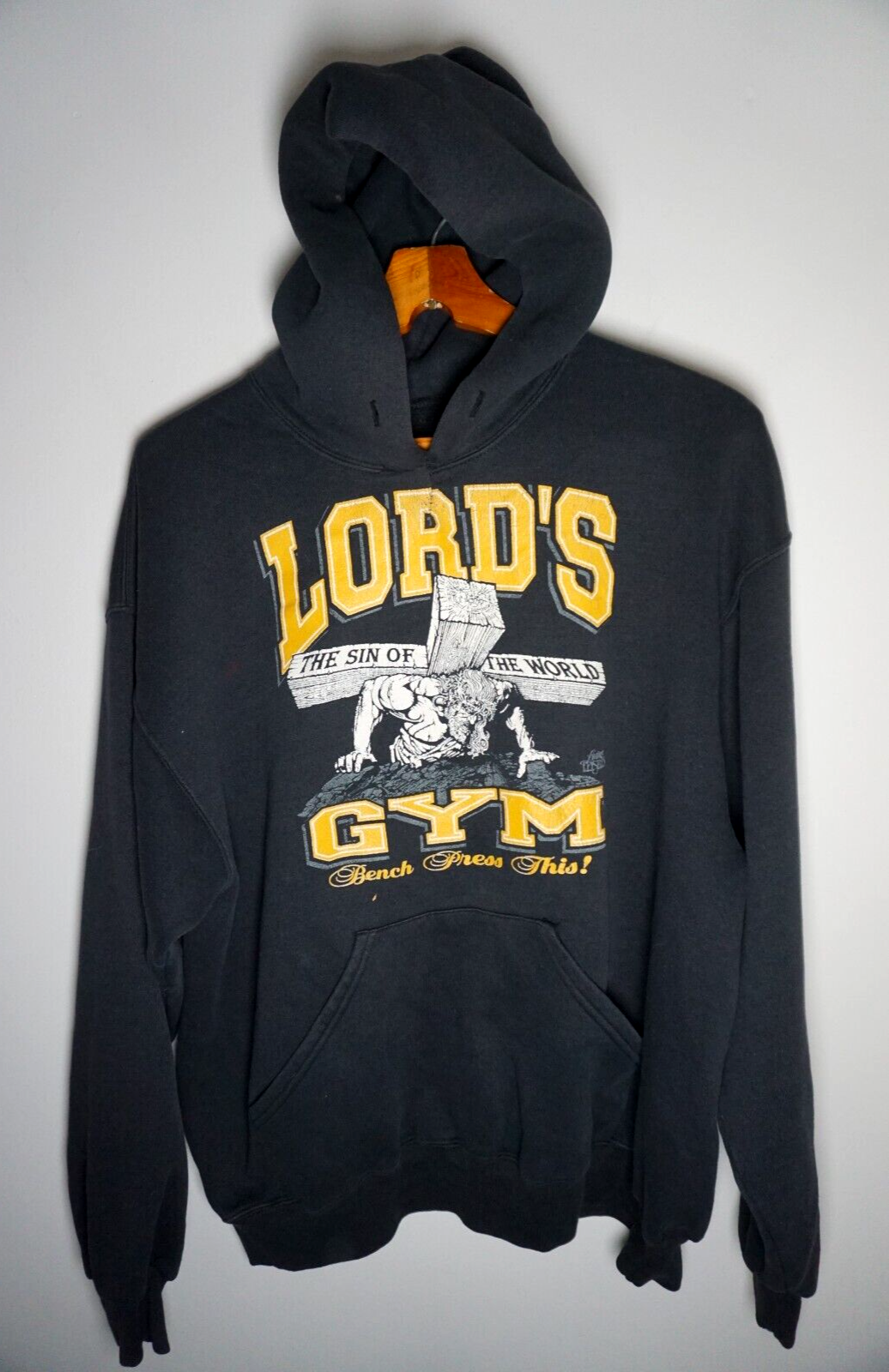 Vintage Living Epistle Lords Gym Sweatshirt Hoodie Medium