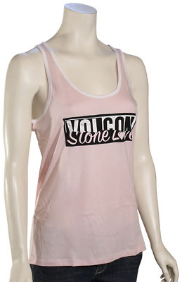 

Женская майка Volcom Stone Stax Ringer — румяно-розовая — новинка, Красный