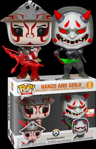 Funko POP! オーバーウォッチ ハンゾー ゲンジ 限定版 Free Shipping! Overwatch Funko POP! Games Hanzo & Genji