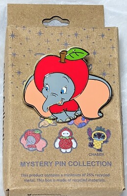 Disney Characters & Fruit Blind Box Pin BoxLunch Exclusive - Dumbo Apple -Opened
