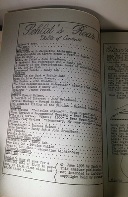 5 Sehlat's Roar Star Trek Fanzines   # 1 -  # 5