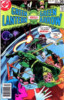 Green Lantern #99 Vs. Green Arrow DC Comics 1977 Mike Grell Art! NO RESERVE!!