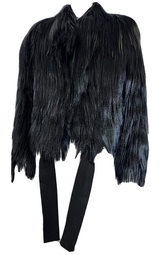 ジャケット・アウター 00s volume fur coat black archive ジャケット・アウター 00s volume fur coat black archive 00's