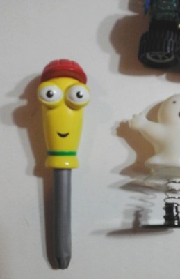 ASSORTED TOYS Lot Of 4 Small Figures And Figurines SCREWDRIVER MAN Boat GHOST +