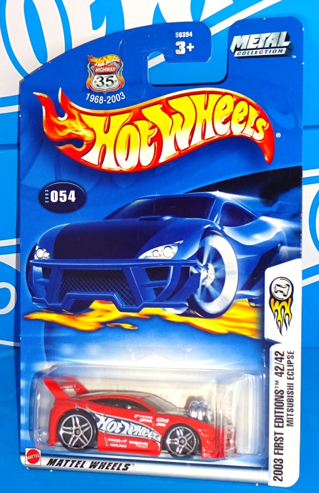 Hot Wheels 2003 First Editions Series #54 Mitsubishi Eclipse