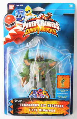 RARE POWER RANGERS DINO THUNDER GREEN TRIASAURUS MEGAZORD