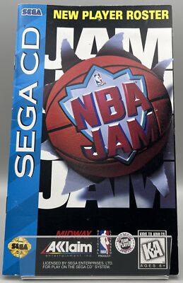 NBA Jam (Sega CD) Manual ONLY