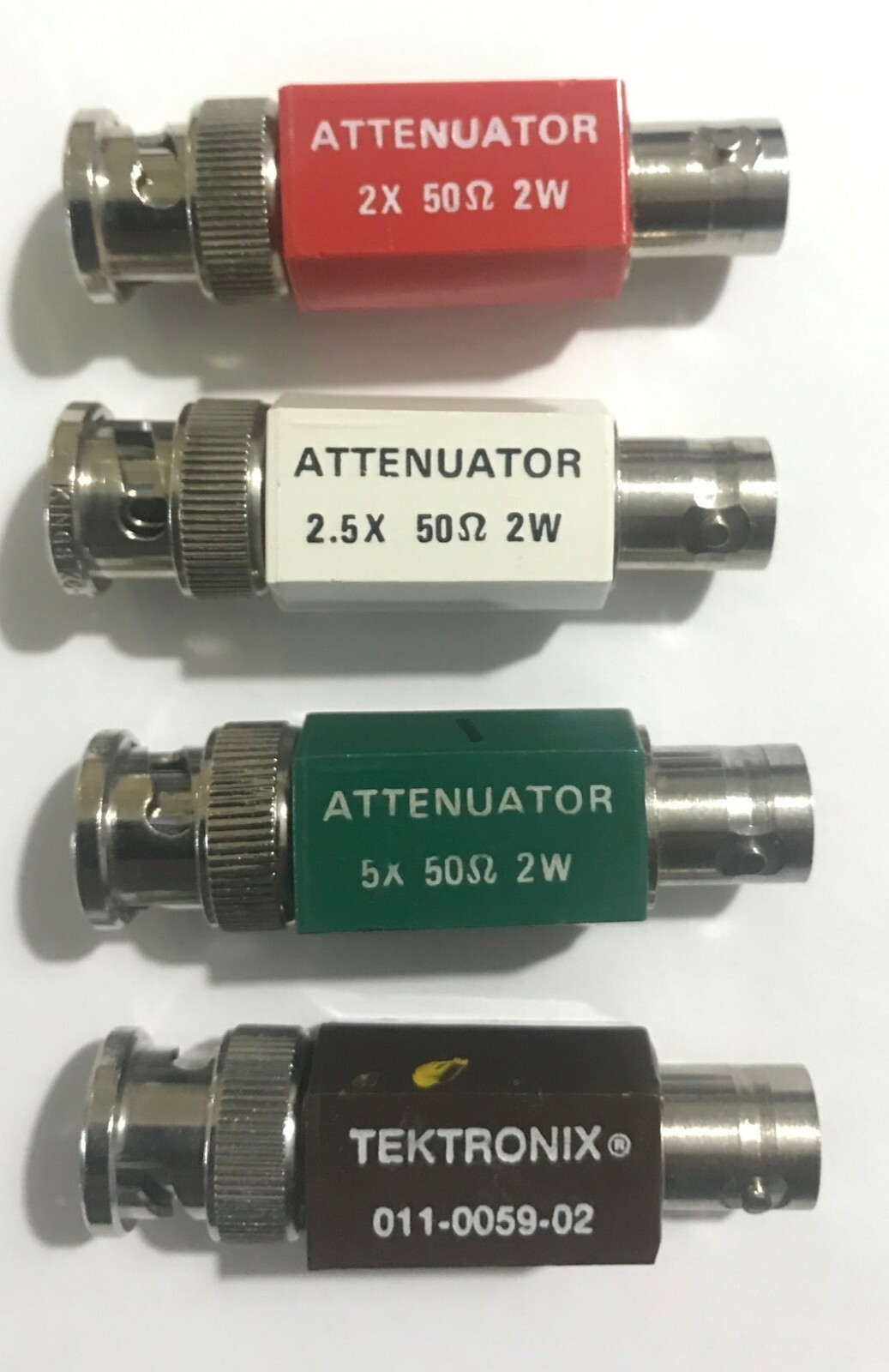 Tektronix 011-0069-02 011-0060-02 011-0059-02 011-0076-02 Attenuators 50 Ohm 2W