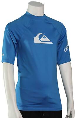 

Рашгард Quiksilver Boys All Time SS — Blithe — Новый, Синий