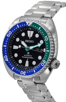 Pre-owned Seiko Prospex Sea Turtle Tropical Lagoon Special Edition Srpj35j1 Mens Watch