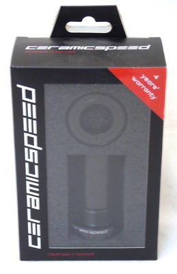CeramicSpeed BSA Road Bottom Bracket English Thread, 68mm, 24mm Spindle, Black 