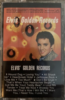 Elvis Presley ELVIS  GOLDEN RECORDS Cassette Tape AFK1-5196