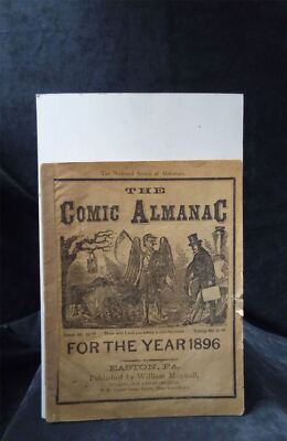 The Comic Almanac For the Year 1896 Easton, PA  Comic Book b&b