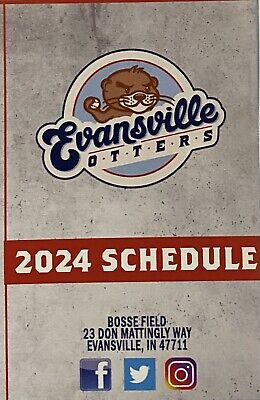 2024 EVANSVILLE OTTERS Schedule    Minor Baseball Sked Not 2023