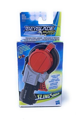 Beyblade Burst Turbo Slingshock Precision Strike Right/Left-Spin Launcher-NEW