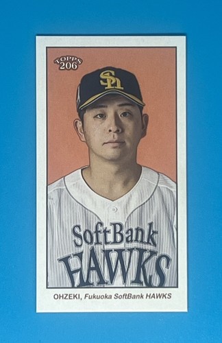 2023 Topps 206 Japan NPB Mini #216 Tomoshia Ohzeki Softbank