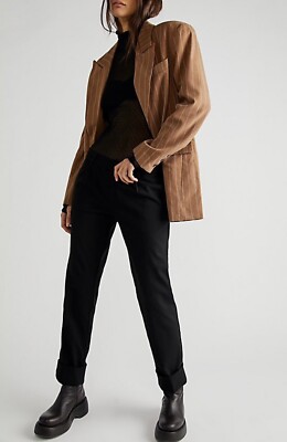 Free People All For Me Low Rise Pants Black US 0/UK 4