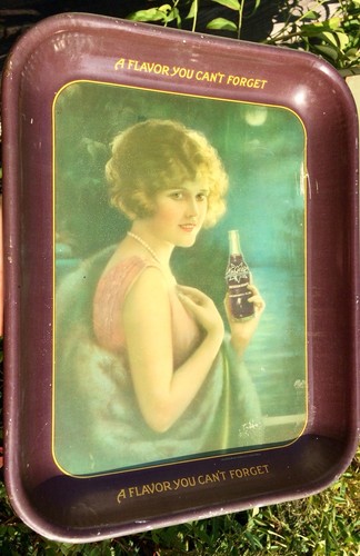 Vintage Beautiful Original 1930s Nu-Grape Soda Tray - American Art Works