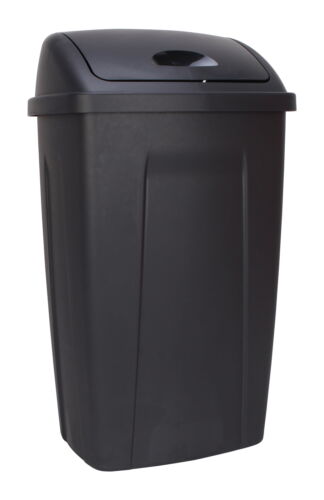 13 Gallon Trash Can, Plastic Swing Top Kitchen Garbage Trash