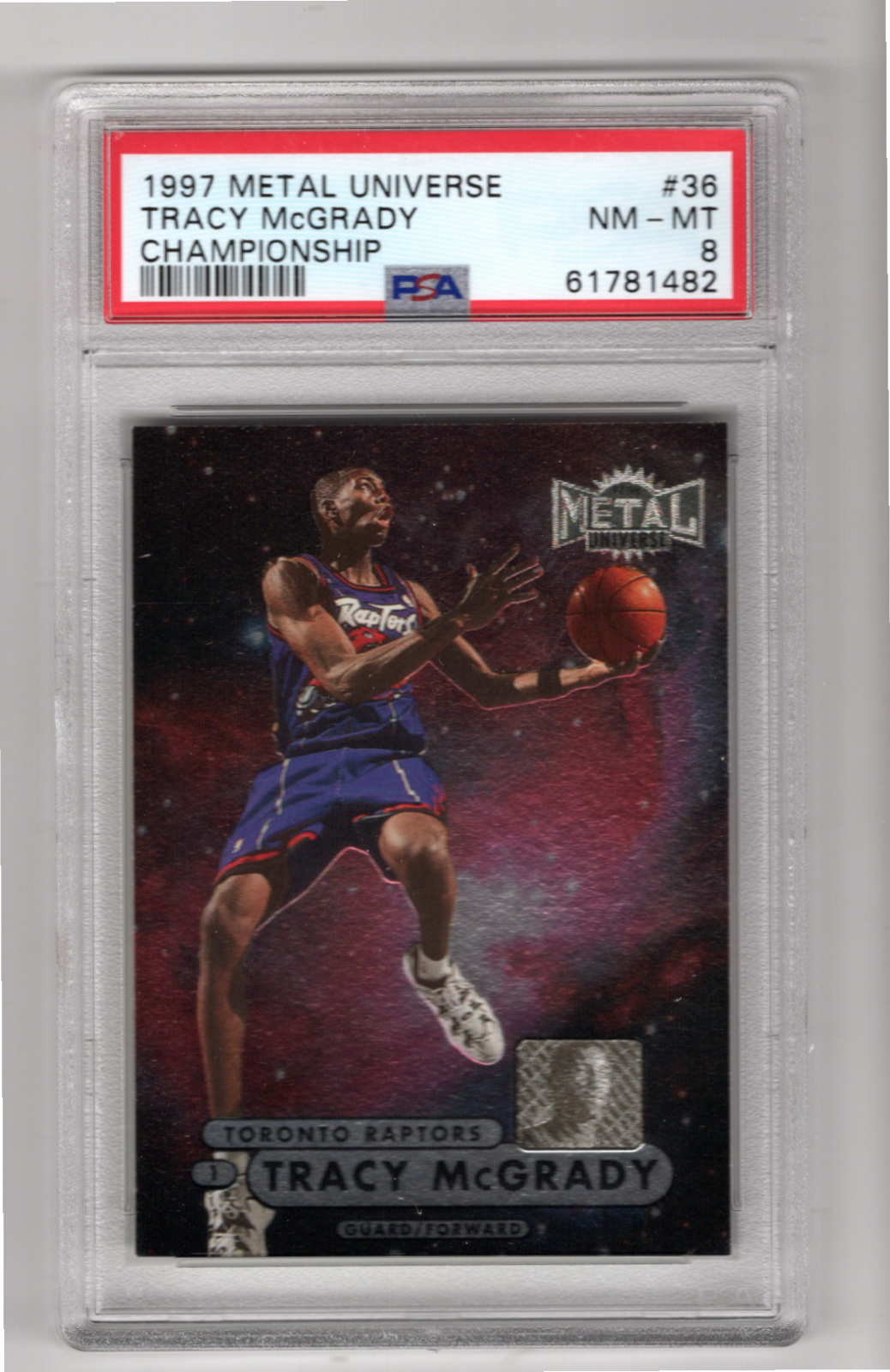 【PSA10】1997 l Universe Tracy McGrady Auction Prices Realized Basketball Cards 1997 METAL UNIVERSE