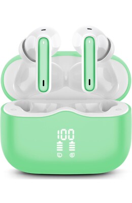 buwy Wireless Earbuds, Bluetooth 5.4 Headphones in Ear with 4 ENC Noise