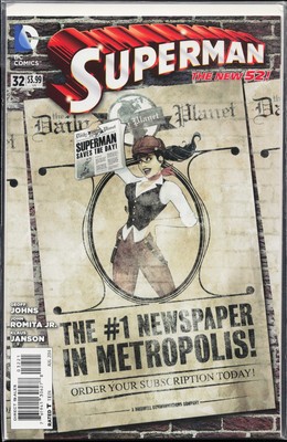 Superman #32 Bombshells Cover (2014) Superman [Key Issue]