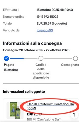 Foto dell'oggetto di un acquirente verificato