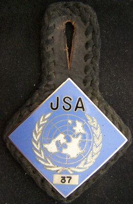 United Nations Command JSA Joint Security Area Numbered Badge