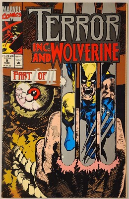 Terror Inc 9 Marvel Comics 1993 FN Wolverine 1st Appearance Boneyard