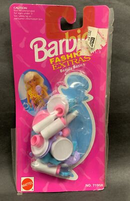1992 Barbie Fashion Extras Hair Beauty Basics Play Pack VTG Mattel 7195R NEW