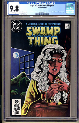 Swamp Thing #33 CGC 9.8 WP NM/MT DC Comics 1985 (House of Secrets #92 Homage) v1