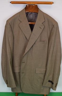 O'Connell's x H. Freeman Suit- Super 100's Worsted Wool - Taupe Sz 48L/ 43 (NWT)