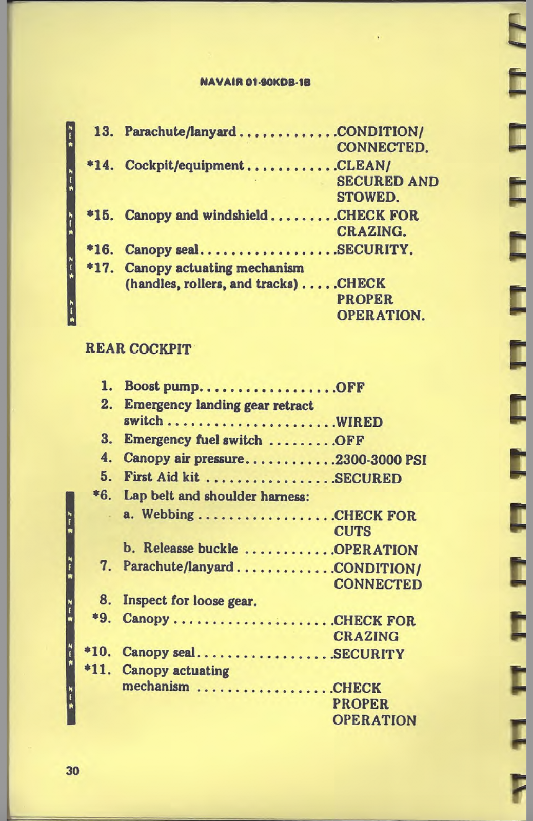 53 Page '81 Beechcraft T-34B Mentor NAVAIR-01-90KDB Pilot Checklist Manual on CD