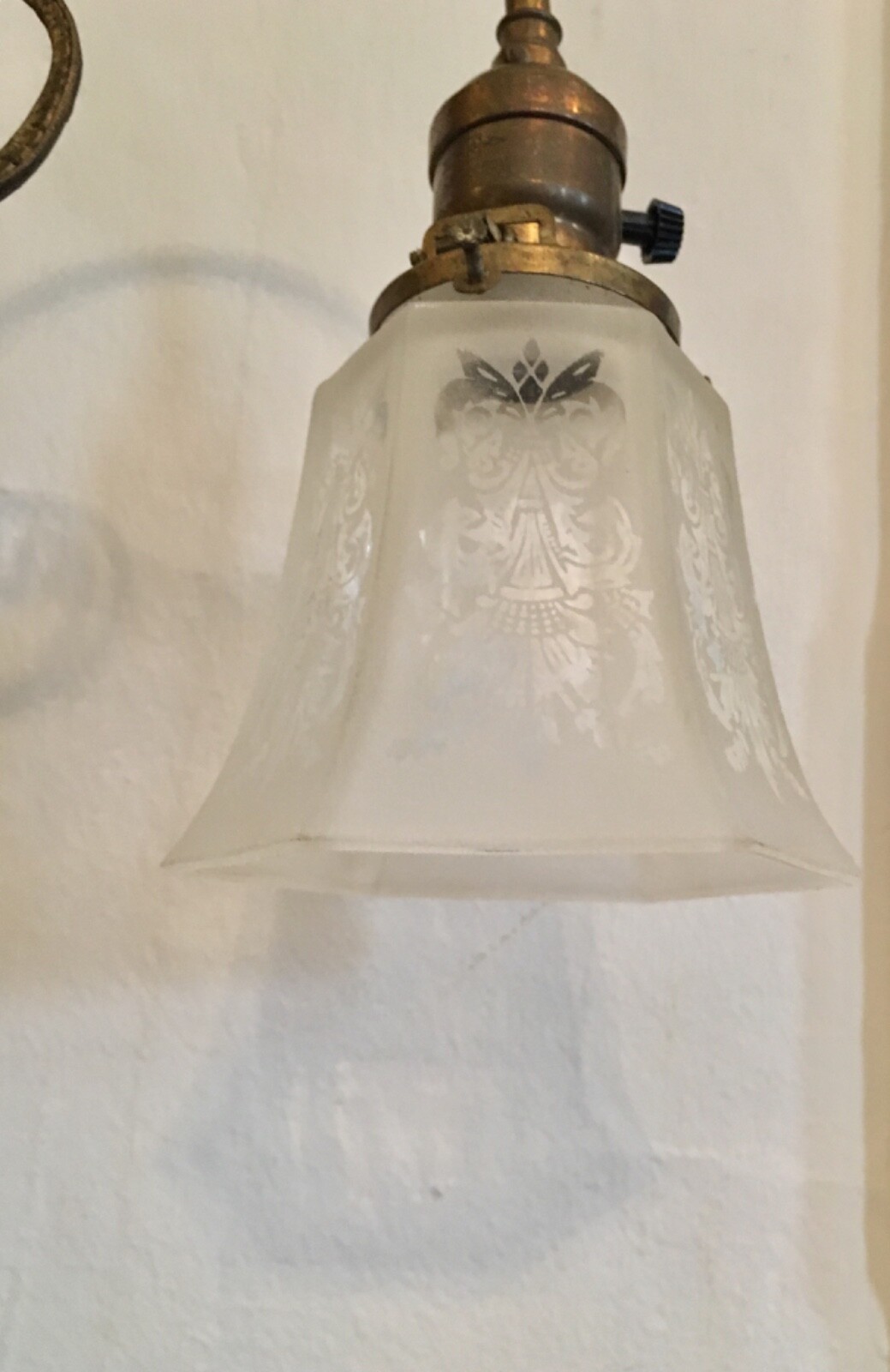 Sensational Vtg Antique Restored Art Deco 1910s Ceiling Light Fixture Chandelier