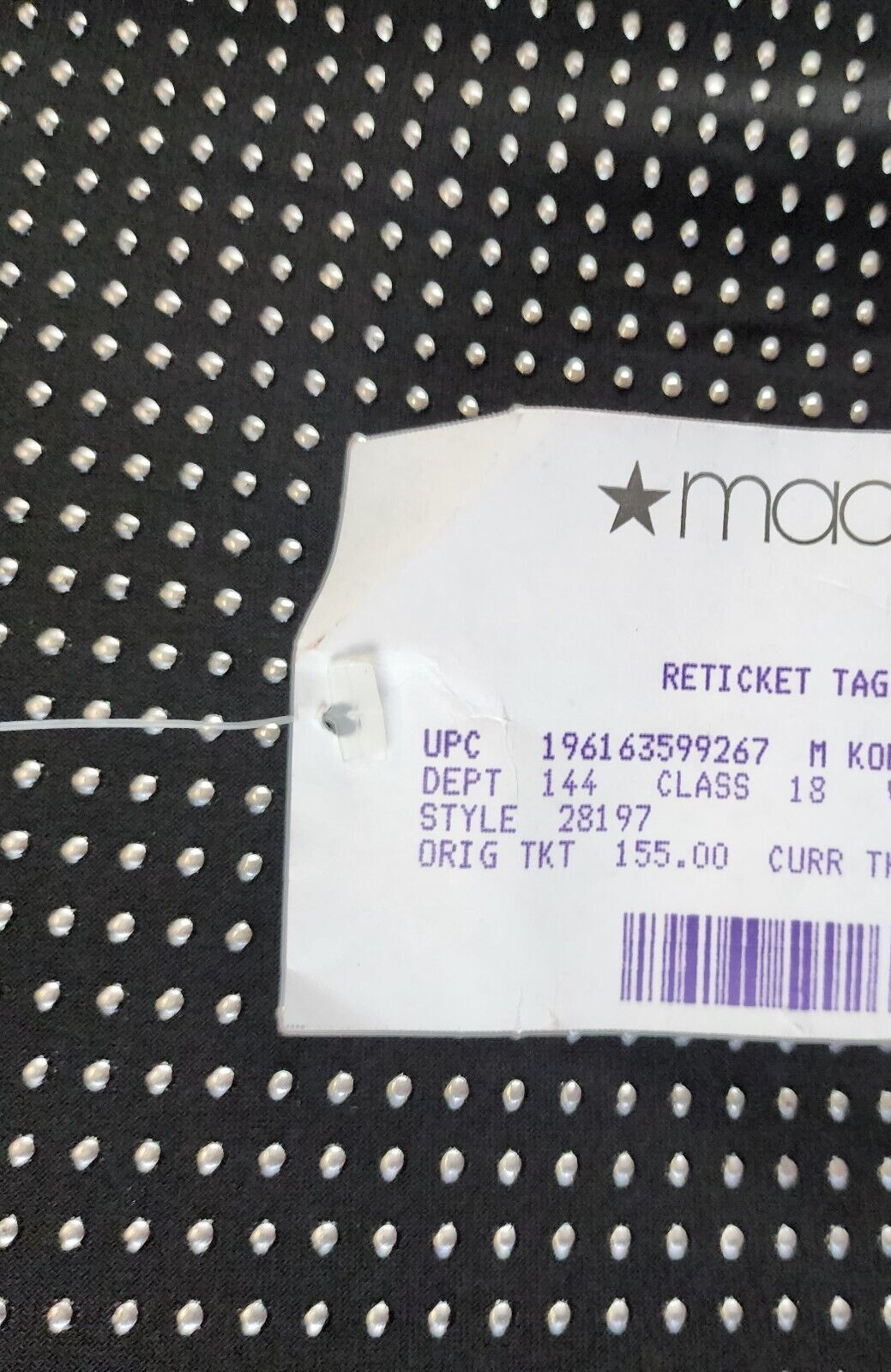 Michael Michael Kors Polka Dot Dress Women's PL Black/White Zip Closure S/S~ - Picture 6 of 13