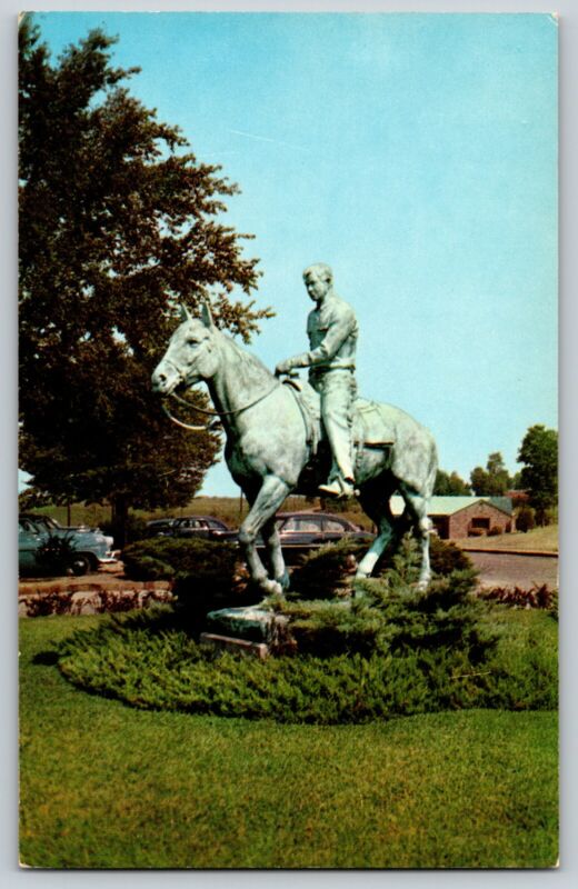 Postcard Will Rogers Soapsuds Monument Will Rogers Memorial Claremore Oklahoma