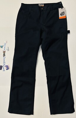 40 GRIT Flex by Duluth Trading Women Size 10  Black  Work Pants Brand New