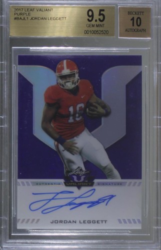 2017 Leaf Valiant Jordan Leggett #BA-JL1