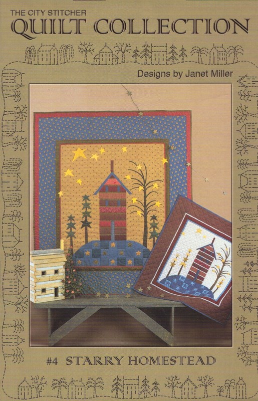 Starry Homestead Quilt ~ LG Quilt   54 3/4