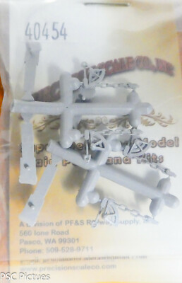 Precision Scale O #40454 Valcrum w/Chain, Ajax Brake Rod (Plastic)