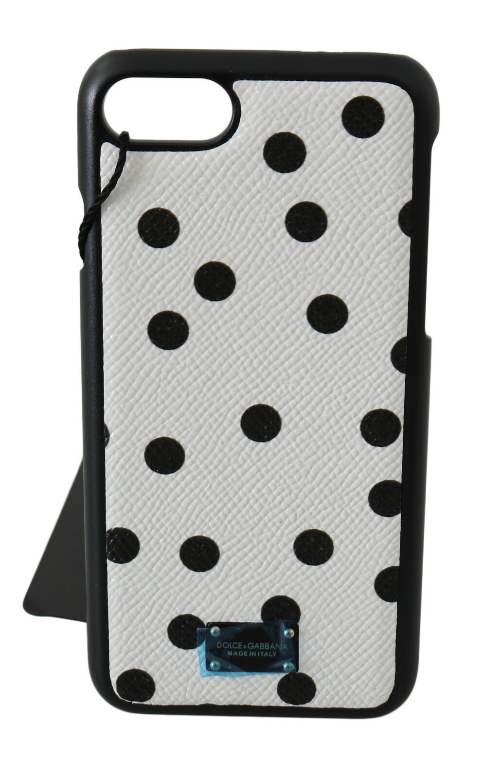 DOLCE&GABBANA - iPhone7 ケース DOLCE & GABBANA Phone Case Cover White Leather Polka Dots DG