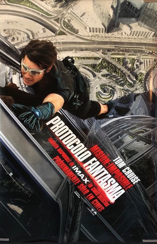 MISSION IMPOSSIBLE GHOST PROTOCOL SPANISH DOUBLE SIDED POSTER 2011 Tom Cruise